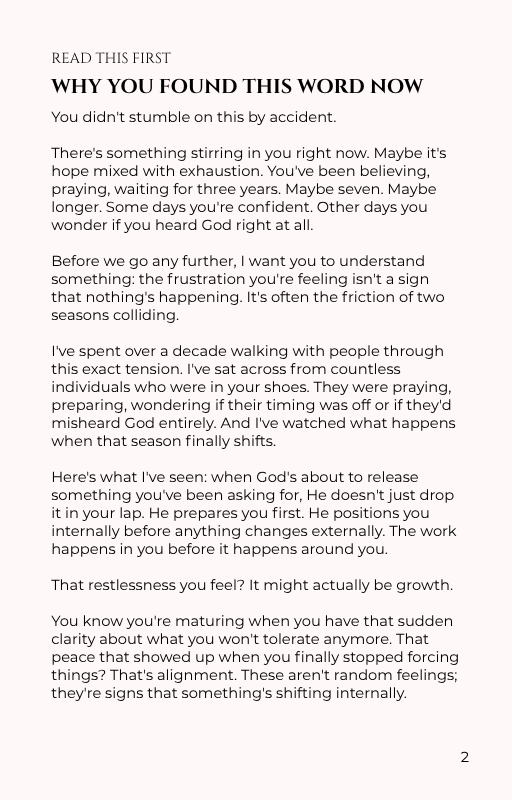 POSITIONED: 5 Confirmations Your GOD-Ordained Partner Is On Their Way